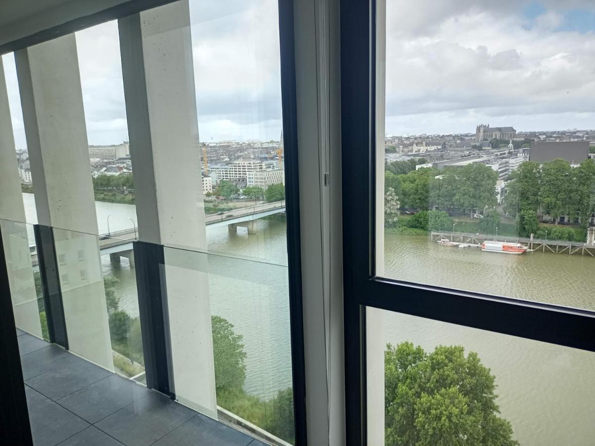 Appartement Standing Vue Panoramique Sur Nantes Bagian luar foto
