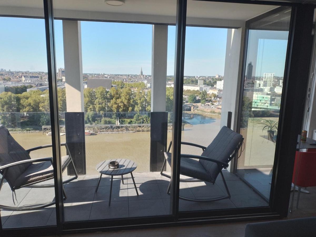Appartement Standing Vue Panoramique Sur Nantes Bagian luar foto